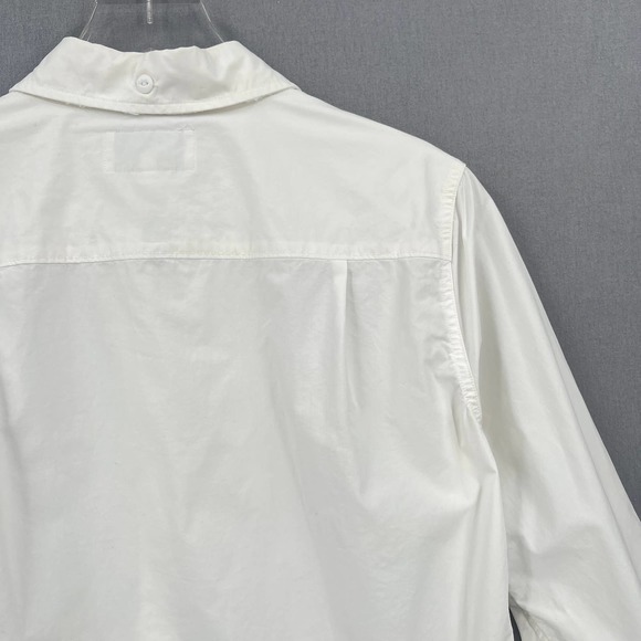 CURRENT/ELLIOTT Shirt Womens Small 1 White Long Sleeve Button Up Convertible - Picture 5 of 16